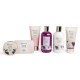 Set gel de dus, lotiune de corp, exfoliant, sapun si sare de baie Country Flowers, IDC Institute 99016, 760 ml