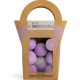 Set 8 bile efervescente de baie Violet, IDC Institute 99021, 8 x 15g