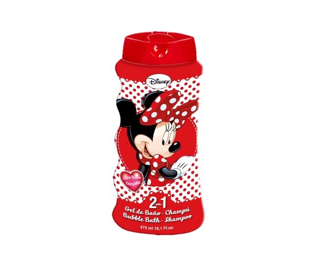 Gel de dus si sampon 2 in 1, Minnie Mouse, Fetite, 475 ml