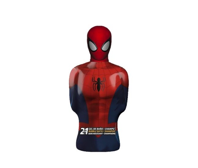 Gel de dus si sampon 2 in 1, Figurina Spiderman 3D, Baieti,350 ml