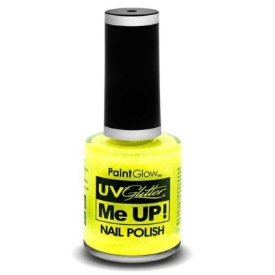 Lac de unghii cu sclipici, stralucitor in lumina UV, Glitter Me Up! UV, A39 Sherbet Lemon