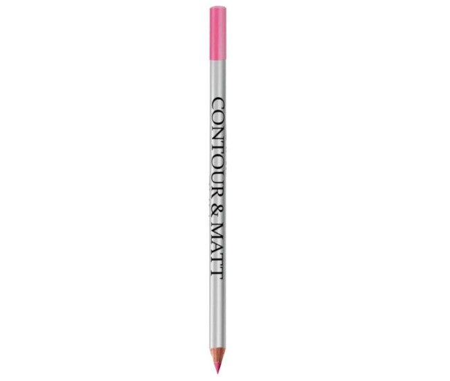 Creion pentru conturul buzelor, Contour and Matt, Revers, nr.04 Pink Glam, sidef