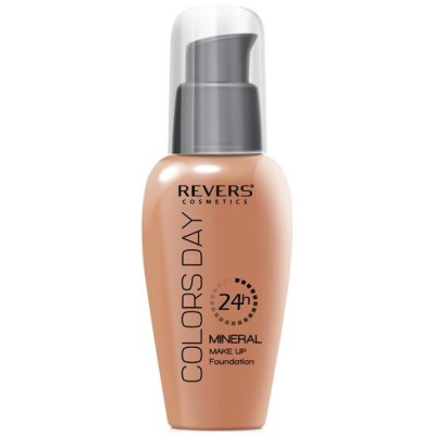 Fond de ten hidratant, acoperire medie, Colors Day, Revers, 50ml, nr 34, bronz