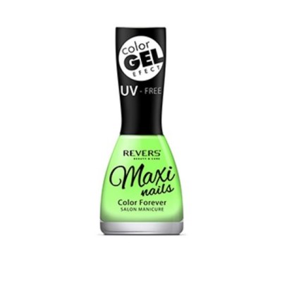 Lac de unghii cu efect de gel Maxi Color Gel, Revers, 15ml - Nr 074 Verde