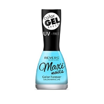 Lac de unghii cu efect de gel Maxi Color Gel, Revers, 15ml - Nr 086 Albastru