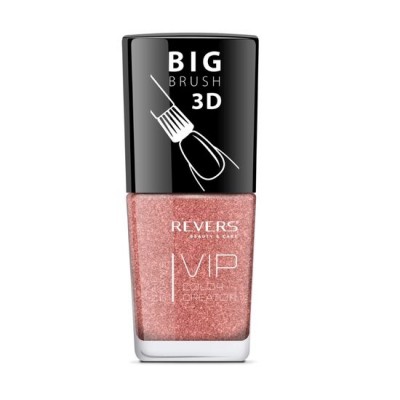 Lac de unghii Vip, 3D, Revers, crem, nude, sidefat, 12 ml, Nr 038