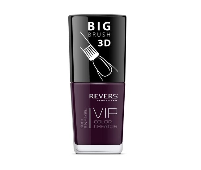 Lac de unghii Vip, 3D, Revers, visiniu, mat, 12 ml, Nr 040 