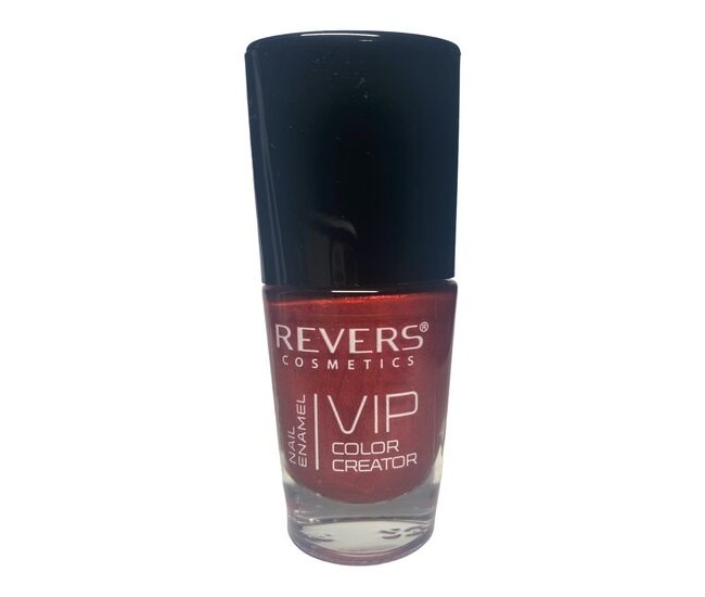 Lac de unghii Vip, 3D, Revers, rosu deschis, 12 ml, Nr 049 - sidefat