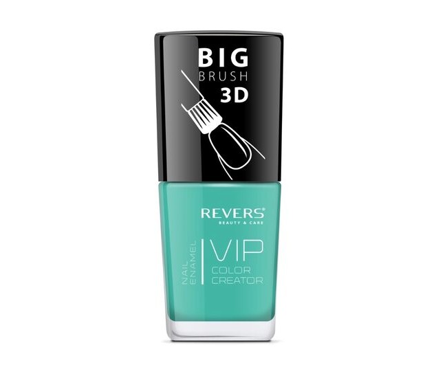 Lac de unghii Vip, 3D, Revers, verde, 12 ml, Nr 057 - mat