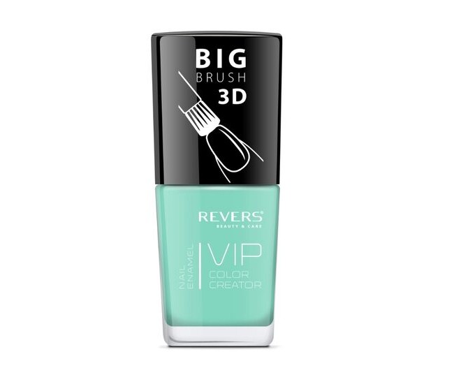 Lac de unghii Vip, 3D, Revers, verde, 12 ml, Nr 058 - mat