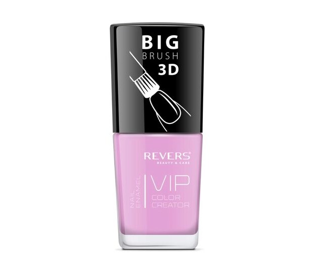 Lac de unghii Vip, 3D, Revers, mov, 12 ml, Nr 071 - mat