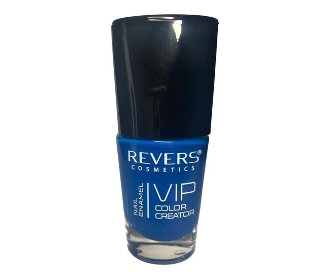 Lac de unghii Vip, 3D, Revers, albastru, mat, 12 ml, Nr 085