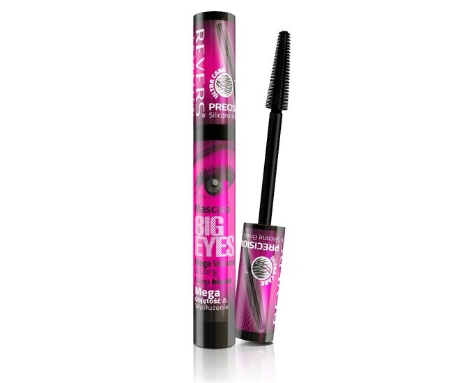 Mascara Big Eyes, Revers, Mega Volum si Alungire, negru, 10 ml