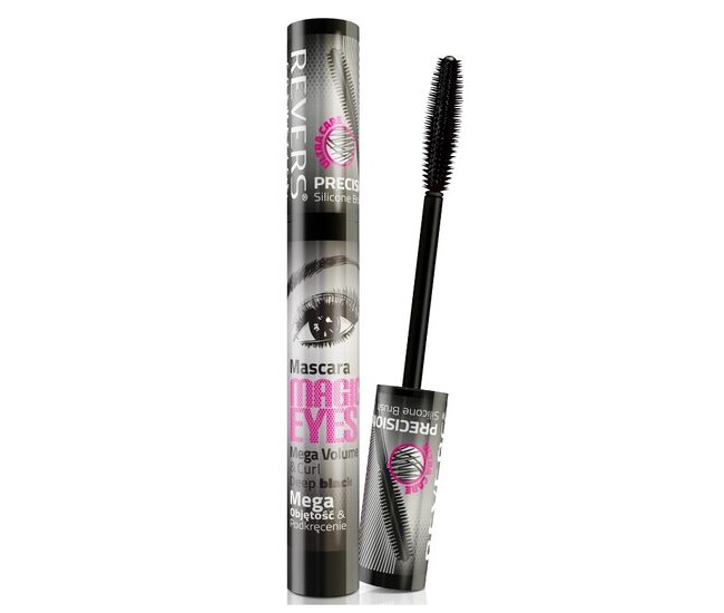 Mascara Magic Eyes, Mega Volume and Curbare, Revers, negru