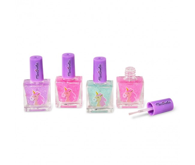 Set 4 lacuri de unghii copii Little Unicorn Martinelia 30645