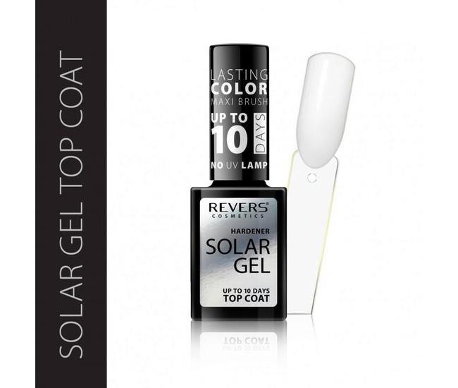 Lac de unghii solar gel, Top Coat, Revers, 12 ml