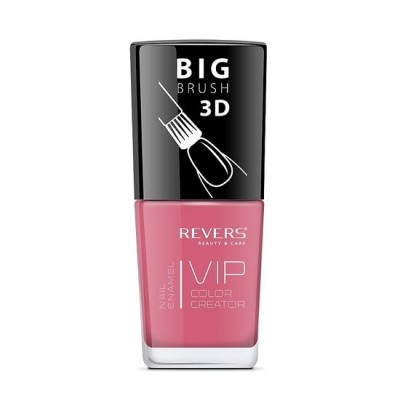 Lac de unghii Vip, 3D, Revers, roz nude, mat, 12 ml, Nr 119