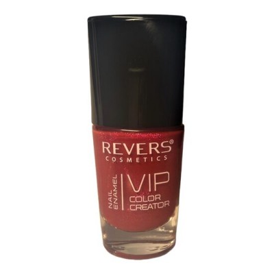 Lac de unghii Vip, 3D, Revers, rosu deschis, 12 ml, Nr 123 - sidefat