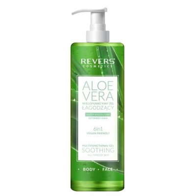 Gel calmant, multifunctional, pentru fata si corp, 6 in 1, cu aloe vera 99%, Revers, 400ML