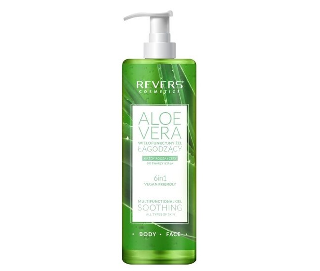 Gel calmant, multifunctional, pentru fata si corp, 6 in 1, cu aloe vera 99%, Revers, 400ML