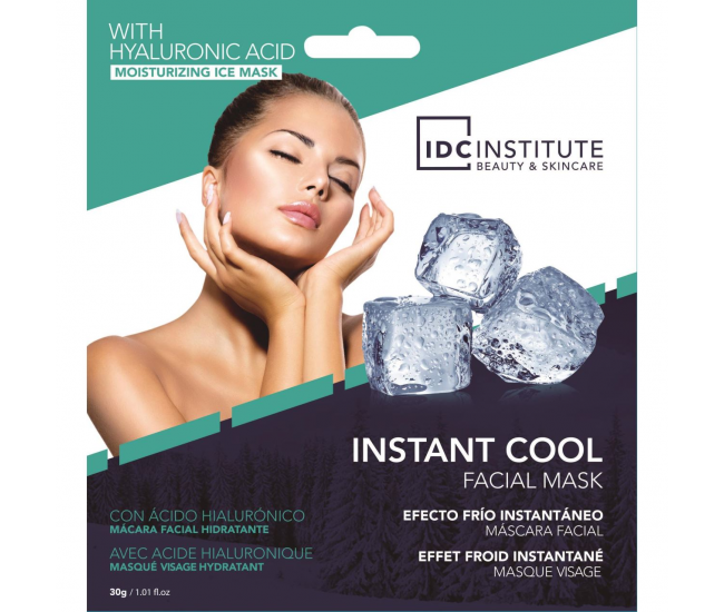 Masca pentru fata racoritoare cu acid hialuronic Instant Cool IDC Institute 3401, 30 g