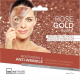 Masca pentru fata anti-rid Rose Gold IDC Institute 3432, 22 g