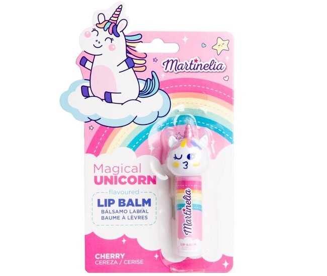 Balsam de buze cu aroma de cirese Magical Unicorn, Martinelia, 79002, 4g