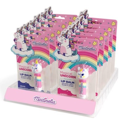 Set 12 Balsam de buze Magical Unicorn, Martinelia, 79002, 4g