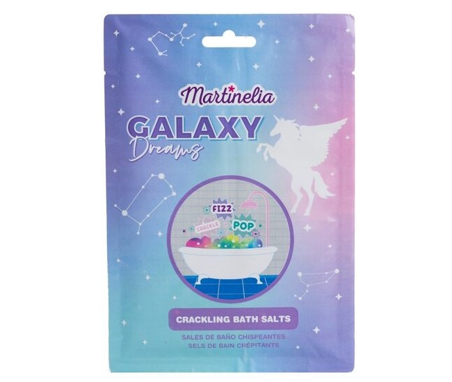 Sare de baie efervescenta pentru copii Crackling Bath Salts Galaxy Dreams, Martinelia, 90041