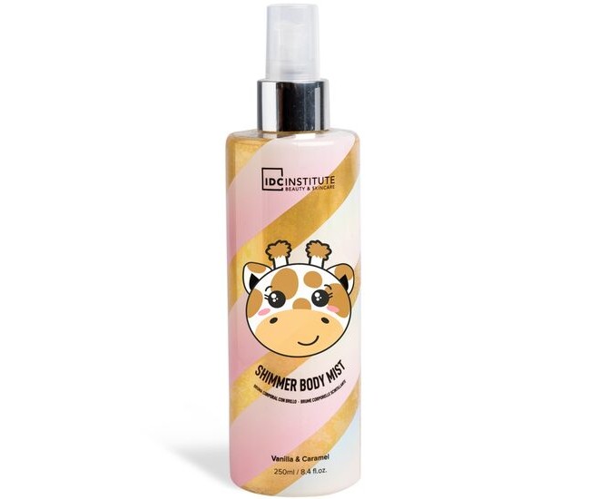 Spray de corp Cute Animals Shimmer Mist Giraffe, IDC Institute 12185, 250ml