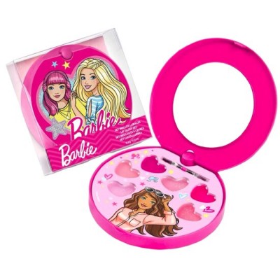 Paleta lip gloss cu oglinda, Barbie, Fete, 2046