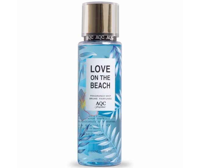 Spray de corp Body Mist Love on the Beach, Aquarius 52017, 200 ml