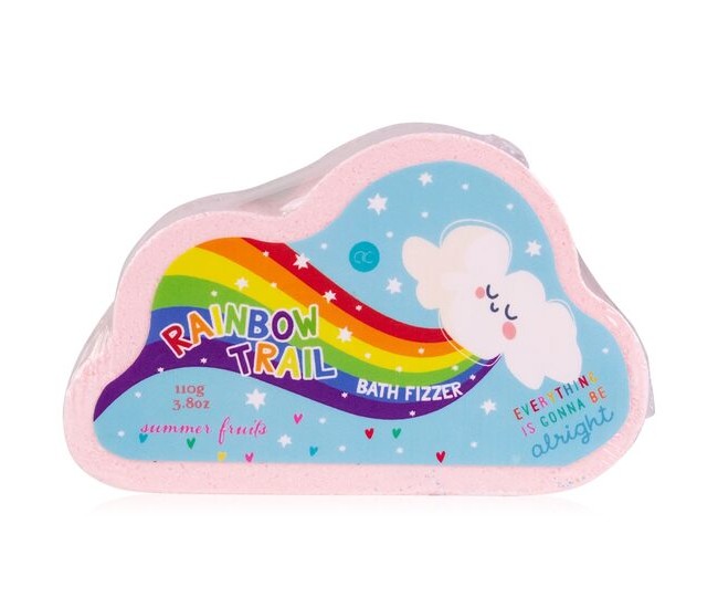 Bila efervescenta de baie pentru copii Over the Rainbow Trail Effect, Accentra, 3555049, 110g