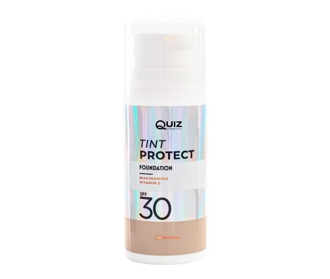 Fond de ten Tint Protect SPF30, Quiz, Nr 02 Natural, 30ml