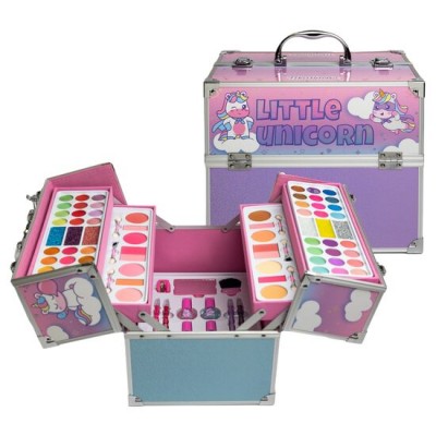 Trusa de machiaj pentru fetite tip cufar Little Unicorn Fabulous Colors 12030, Martinelia