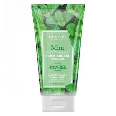 Crema pentru picioare cu extract de menta, efect de catifelare, anti-calus, Revers, 150ml