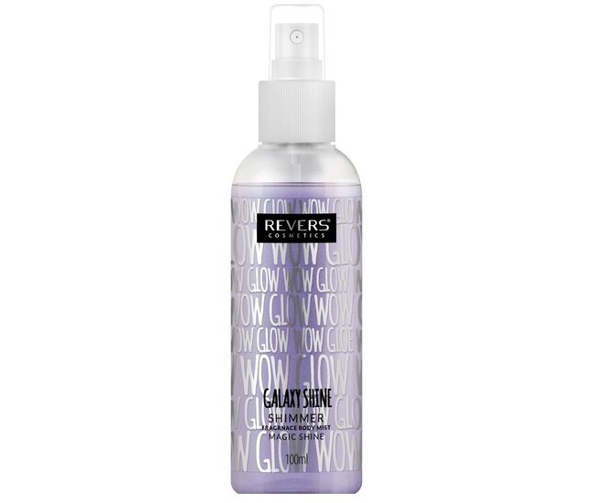 Spray de corp parfumat, cu particule sclipitoare, holografic, Galaxy Shine, Reevers, 100 ml