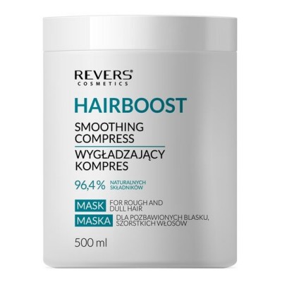 Masca pentru par Hairboost Smoothing Compress, pentru par aspru, lipsit de stralucire, Revers, 500ml