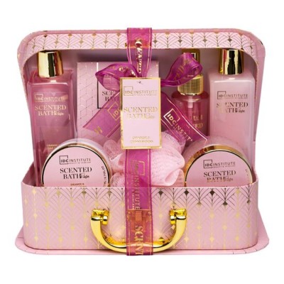 Set 7 produse de ingrijire Scented bath Rose, IDC Institute 12172, 1100 ml