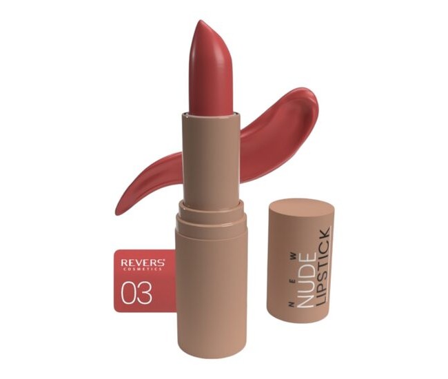 Ruj de buze New Nude Lipstick Nr.03, Revers