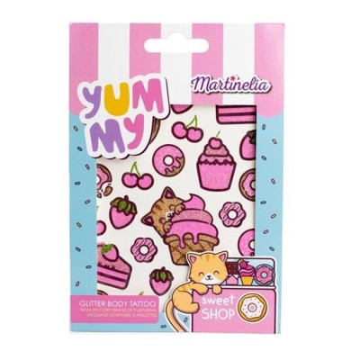 Tatuaje temporare cu glitter Yummy, Martinelia, 62501