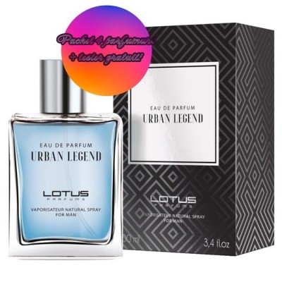 Set 4 Apa de parfum Urban Legend, Revers, pentru barbati, 100 ml + Tester 100 ml GRATUIT