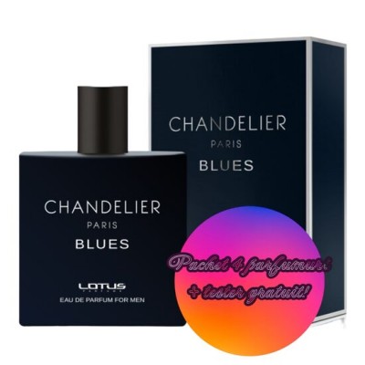 Set 4 Apa de parfum Chandelier & Blues, Revers, Barbati, 100ml + Tester 100 ml GRATUIT