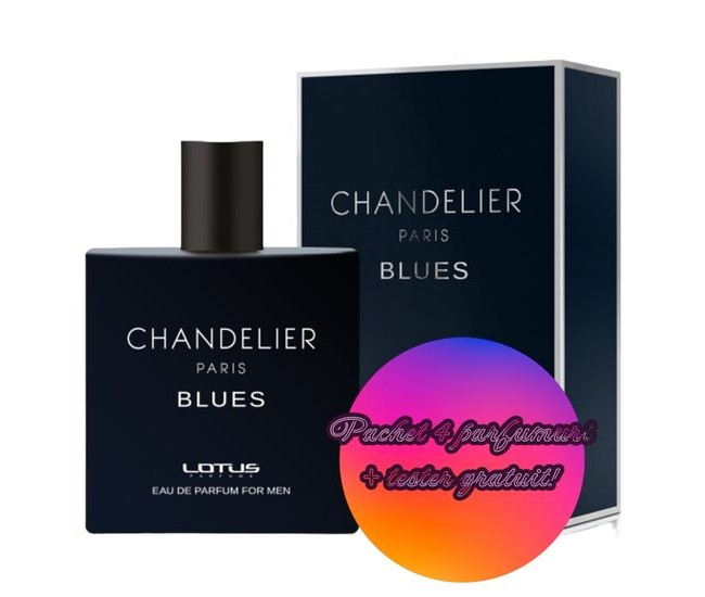 Set 4 Apa de parfum Chandelier & Blues, Revers, Barbati, 100ml + Tester 100 ml GRATUIT