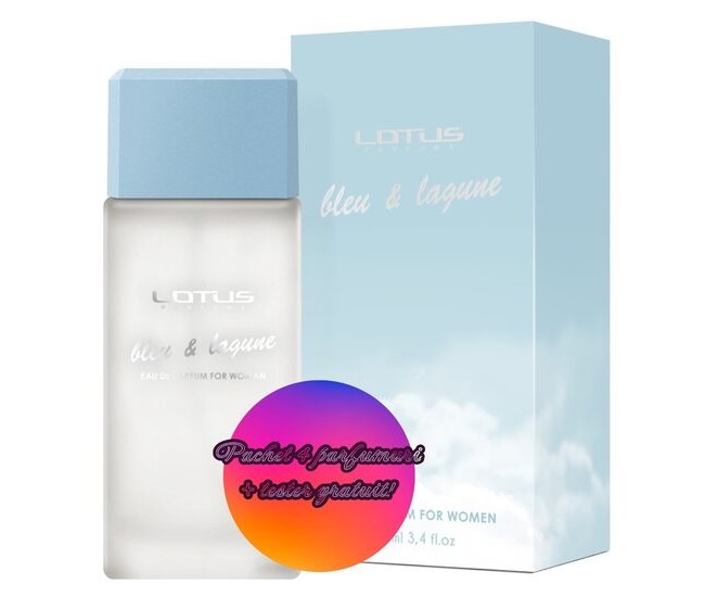 Set 4 Apa de parfum Blue Lagune, Revers, pentru femei, 100 ml + Tester 100 ml GRATUIT