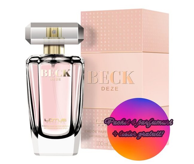 Set 4 Apa de parfum Beck Deze, Revers, Femei, 100 ml + Tester 100 ml GRATUIT