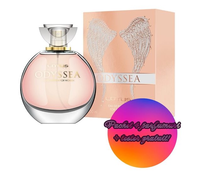 Set 4 Apa de parfum Odyssea, Revers, Femei, 100 ml + Tester 100 ml GRATUIT