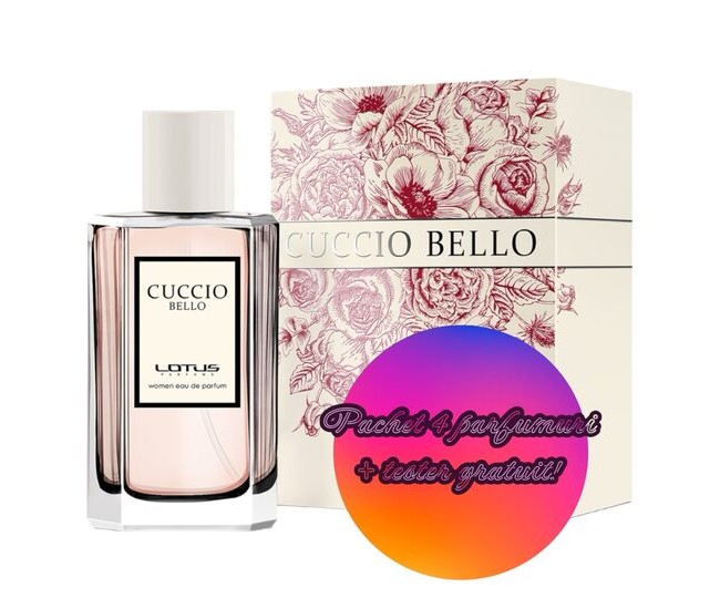 Set 4 Apa de parfum Cuccio Bello, Revers, Femei, 100 ml +Tester 100 ml GRATUIT