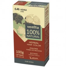 Vopsea de par bio, Nr. 6.46, Henna, 100% Natural, 100g