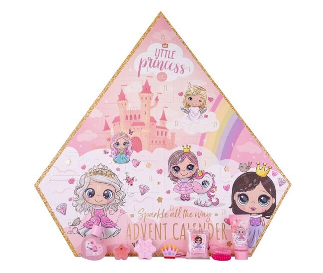 Advent calendar cu produse de ingrijire Little Princess, Accentra, 6056858, 24 surprize